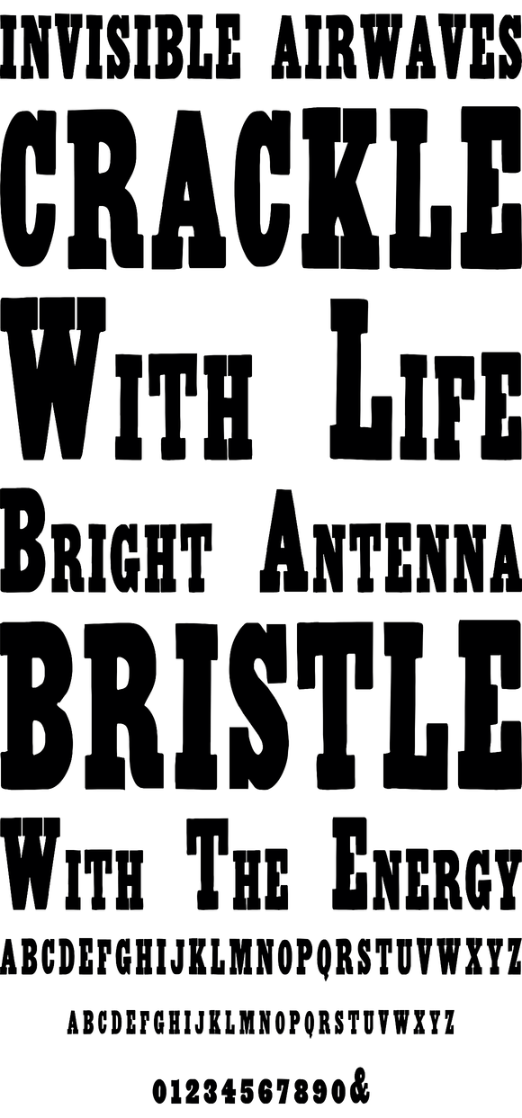 Antique X Condensed Complete