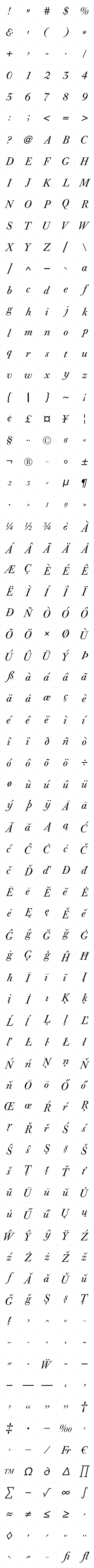 URW Bodoni Old Fashion