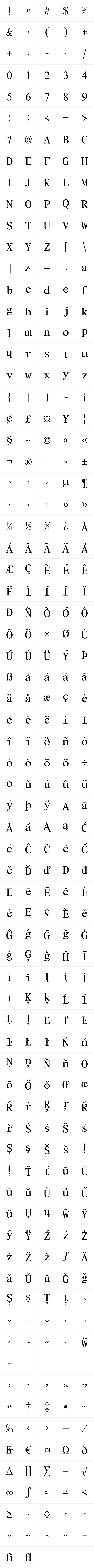 Nimbus Roman Mono