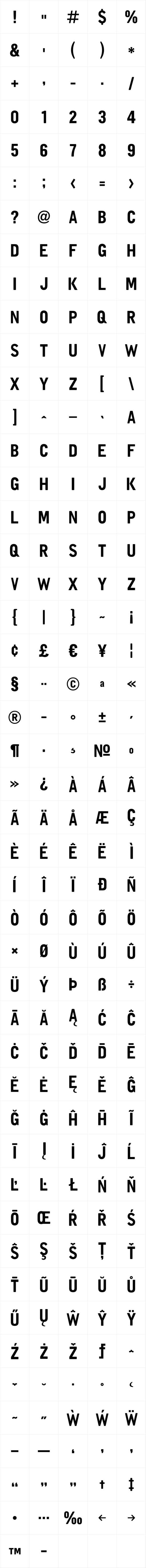 DWC Headline Condensed