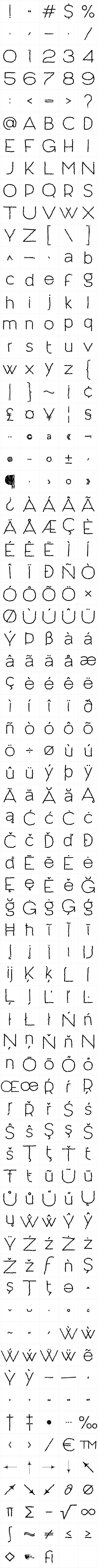 The Crashed Fonts Pack