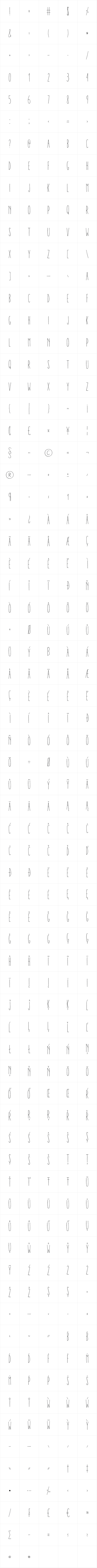 Aracne Ultra Condensed