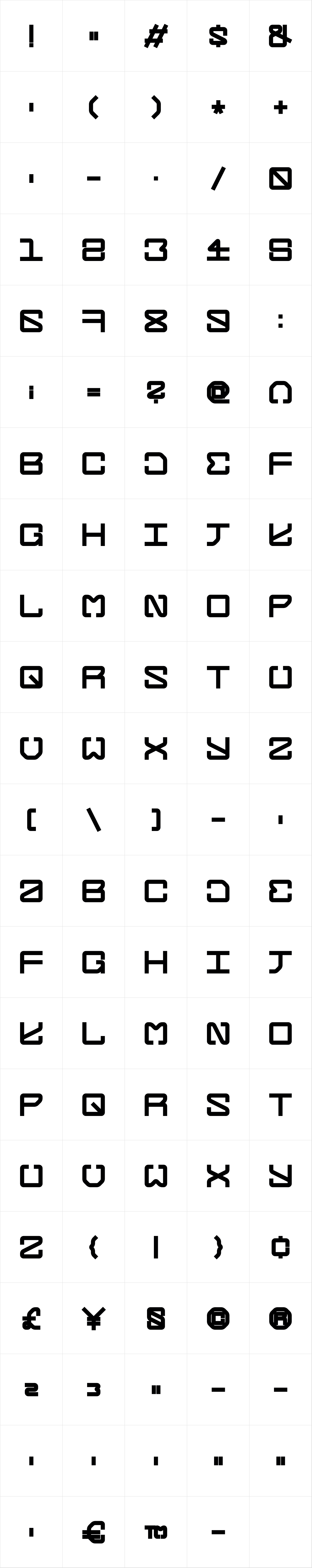 OC Gaia 89 Super Bold Rounded OC Gaia 89 Super Bold Rounded