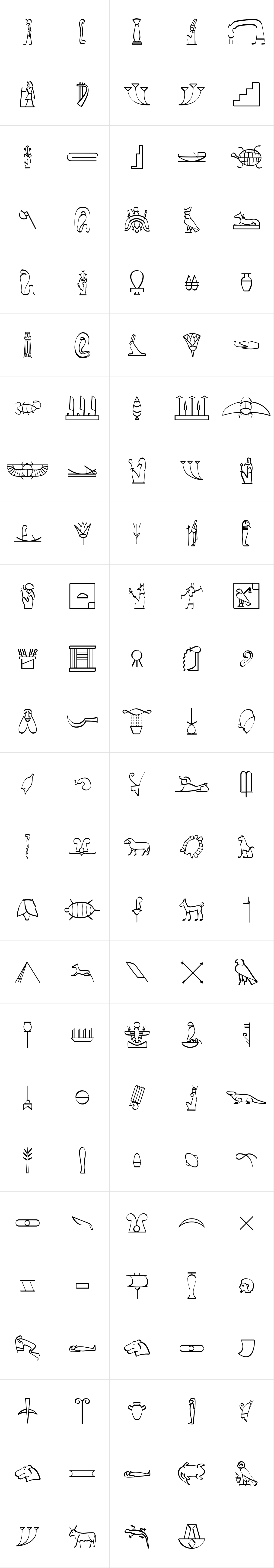 P22 Hieroglyphic Decorative P22 Hieroglyphic Decorative