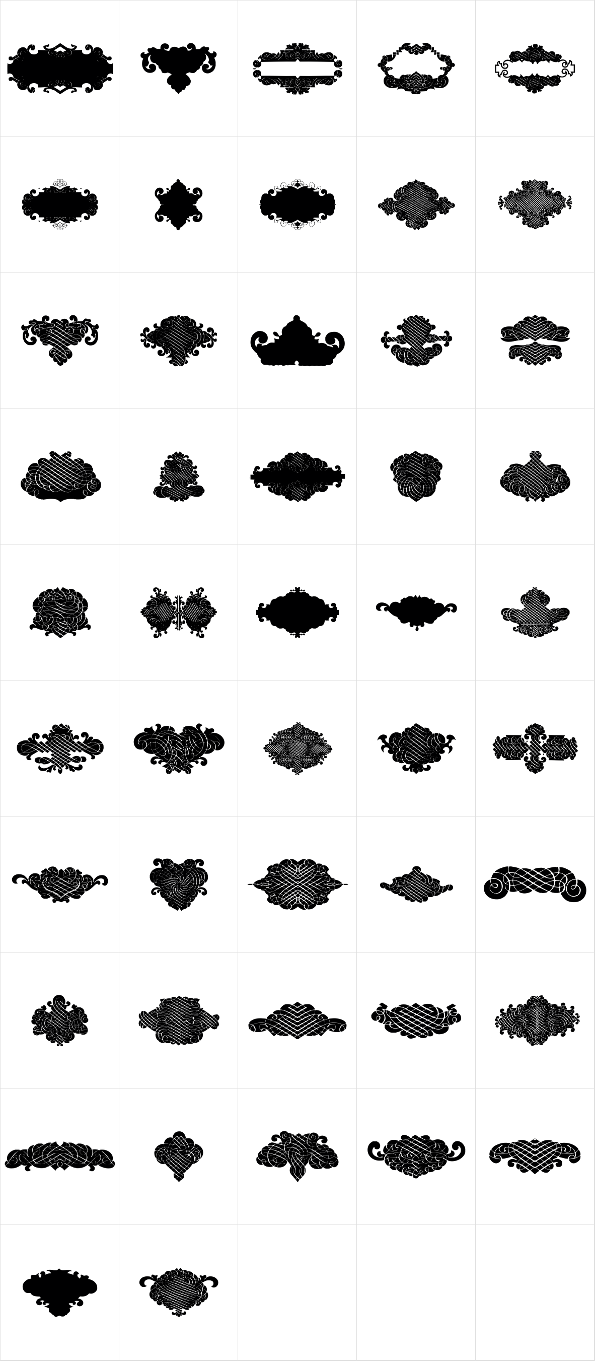 Black Ornaments Black Ornaments