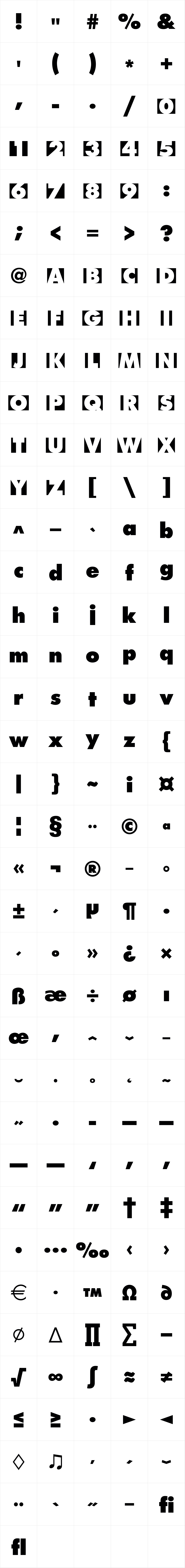 Futura Initials D Extra Bold Futura Initials D Extra Bold