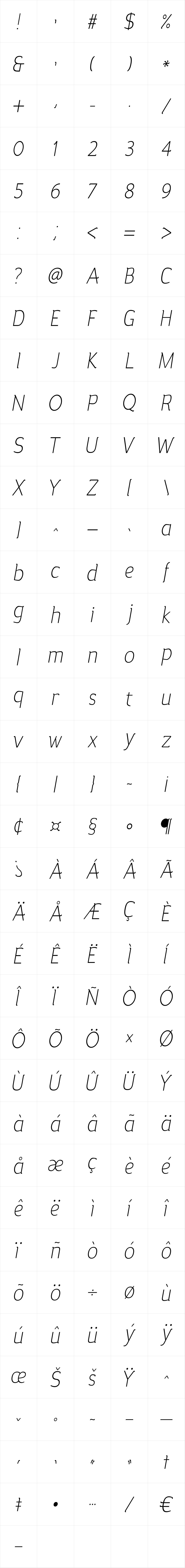 Silent Light Italic Silent Light Italic