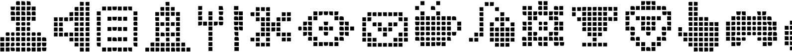Big Pixel Square Icon Bold
