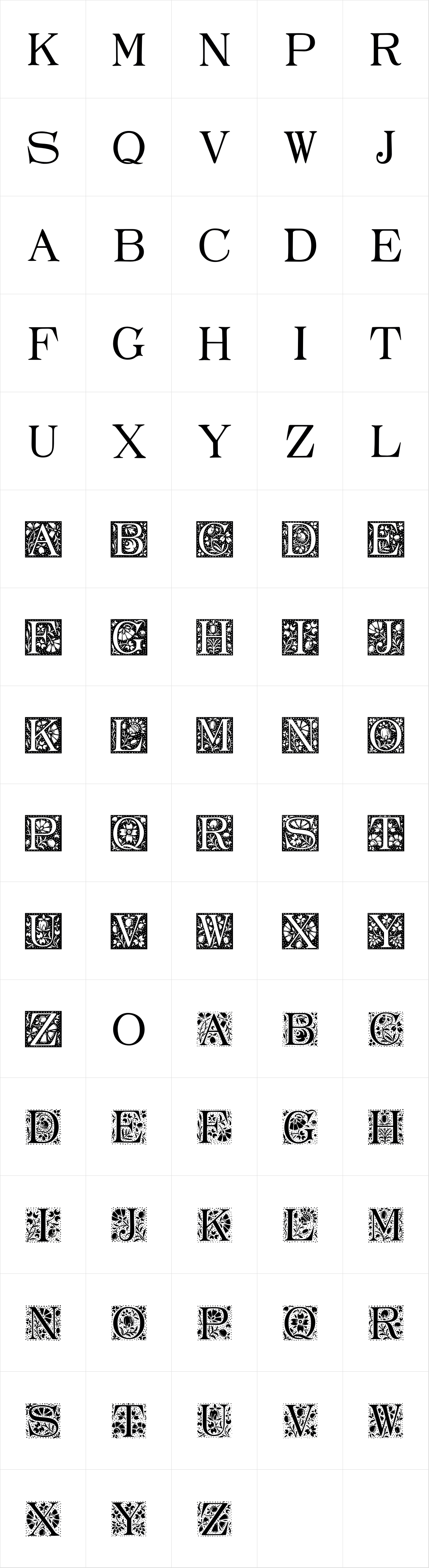 LTC Ornamental Initials LTC Ornamental Initials