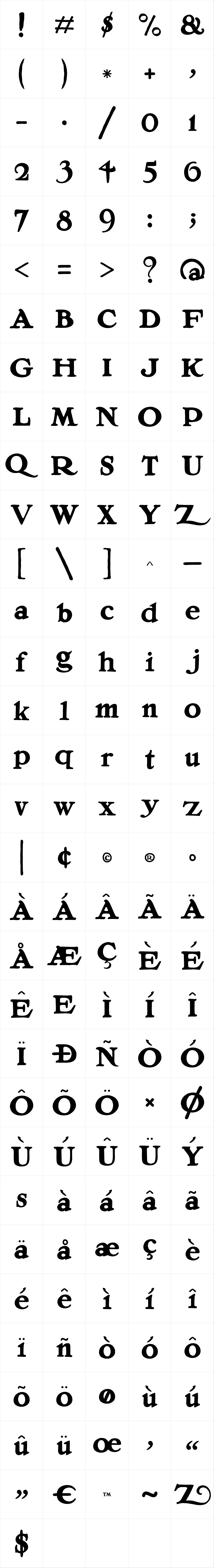 Venetia Font Youworkforthem