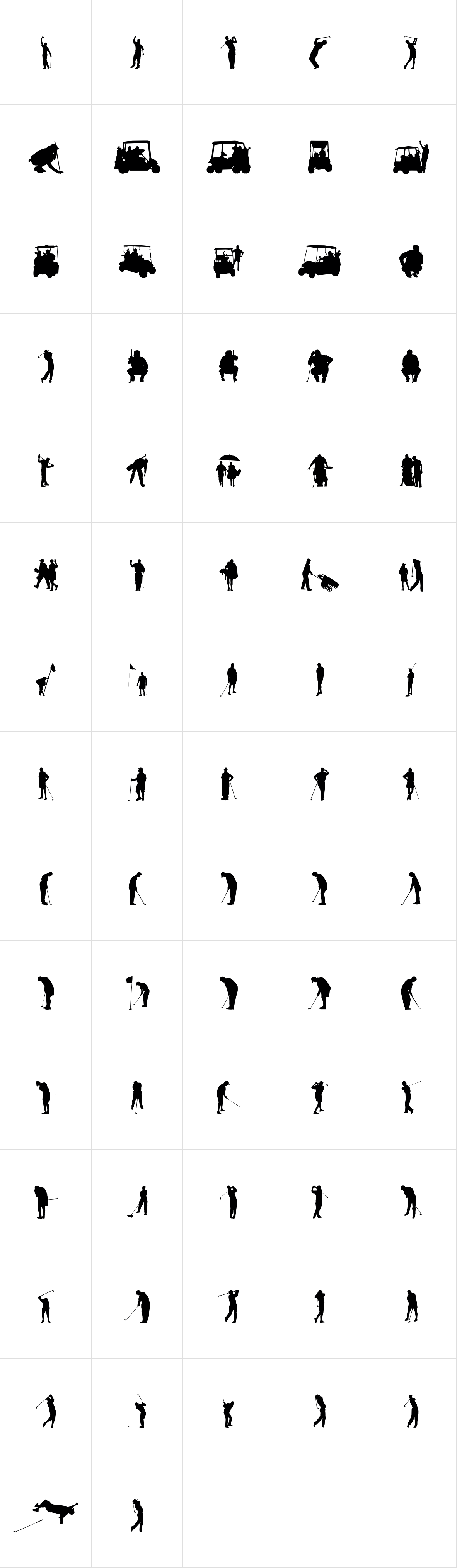 Palm Icons OT Golfers Palm Icons OT Golfers