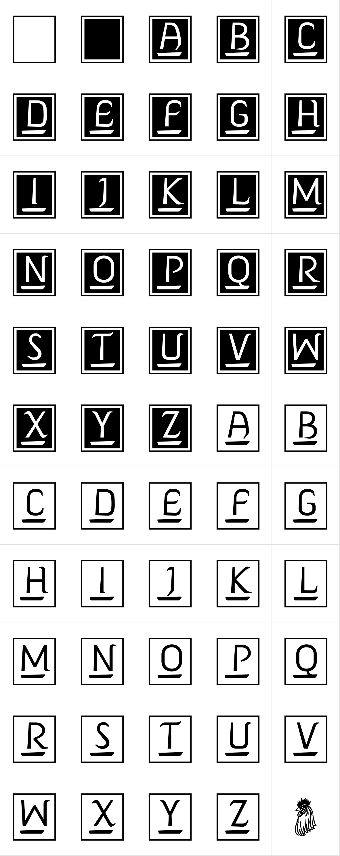 Hemingway Deco Initials Hemingway Deco Initials