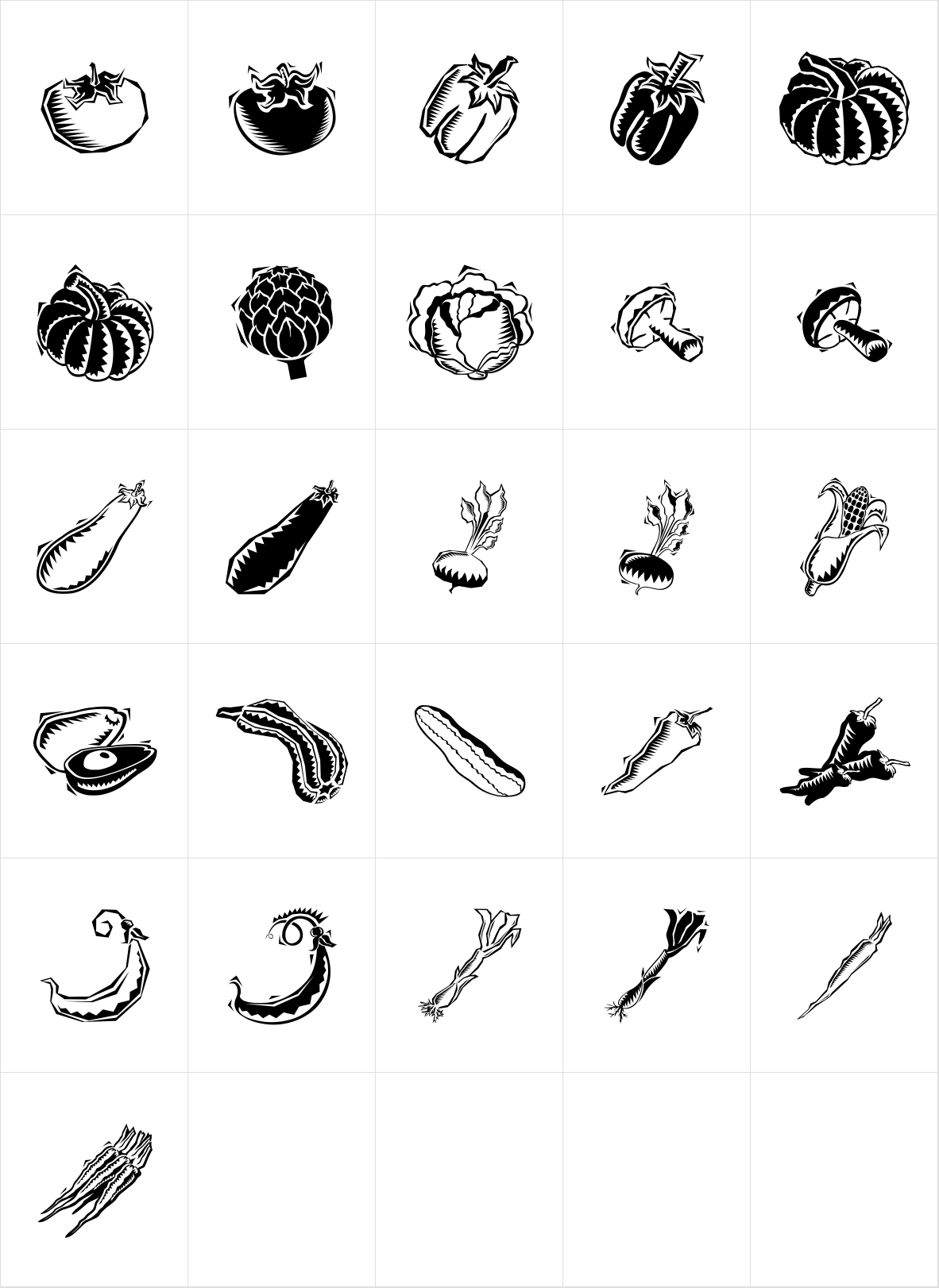 Polytype Vegetables One Polytype Vegetables One