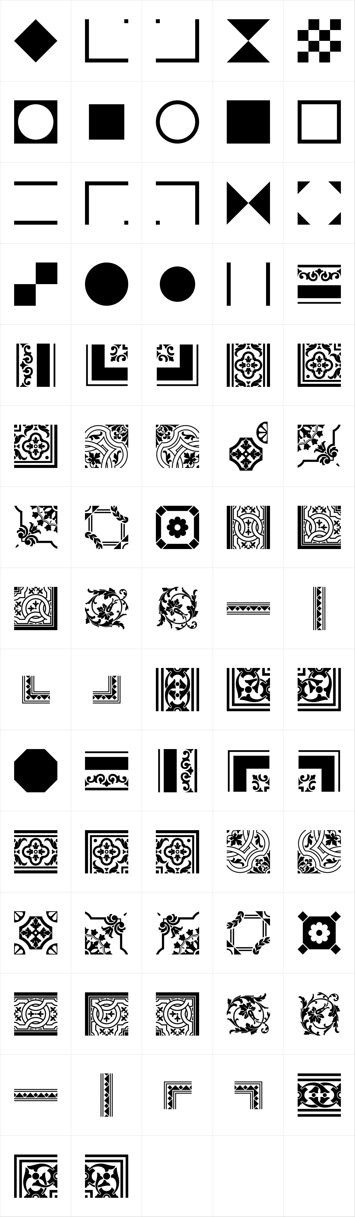 Historism Border 2D Four Historism Border 2D Four