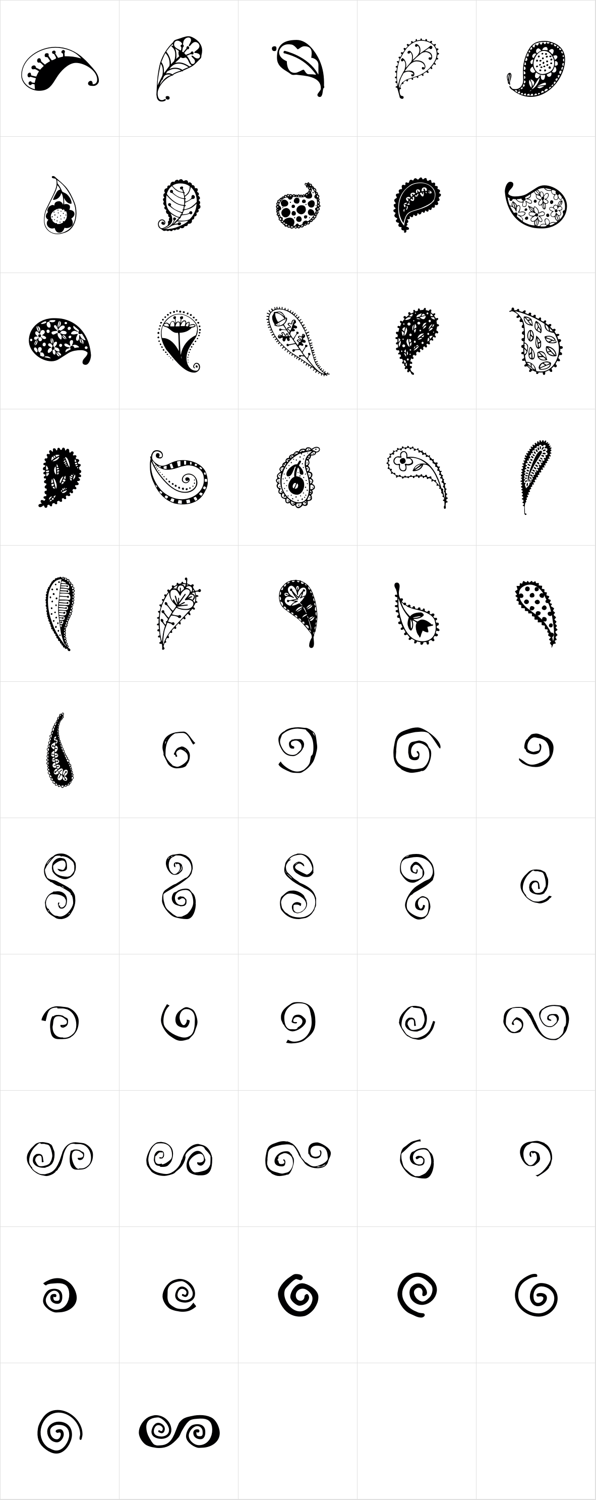 Paisley and Swirl Doodles Paisley and Swirl Doodles