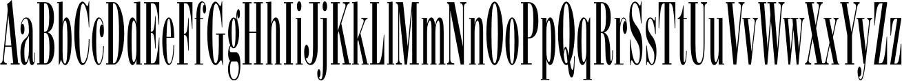 Shomina Regular Ultra Condensed