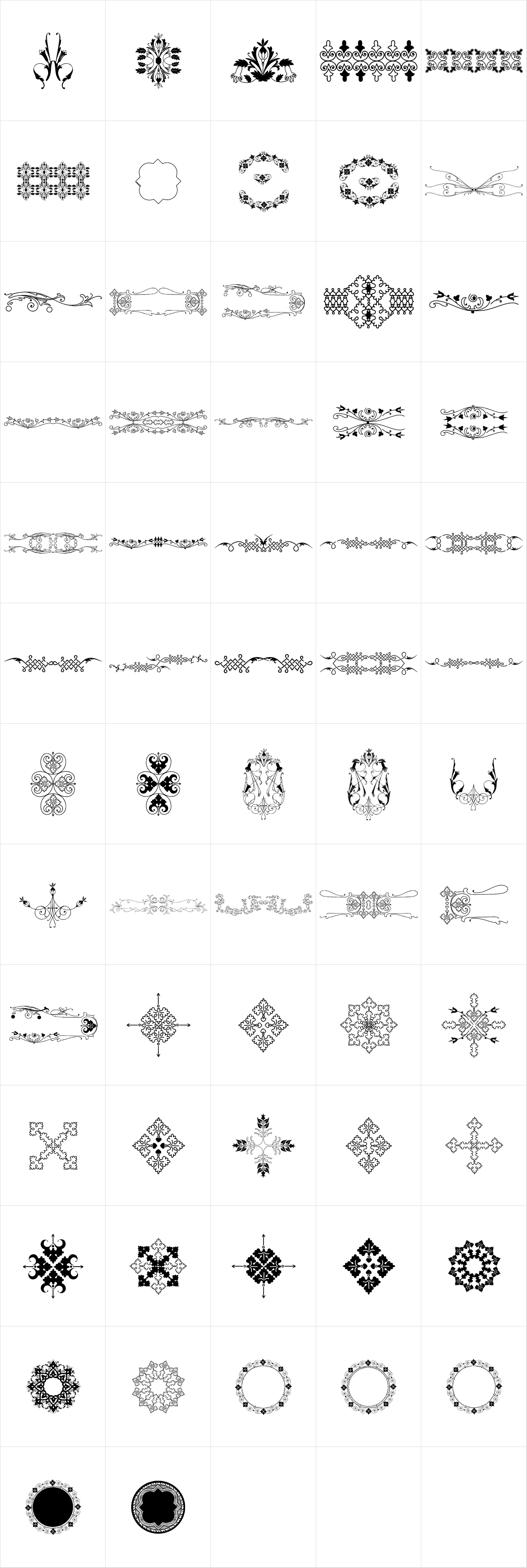 Naive Ornaments Three Naive Ornaments Three