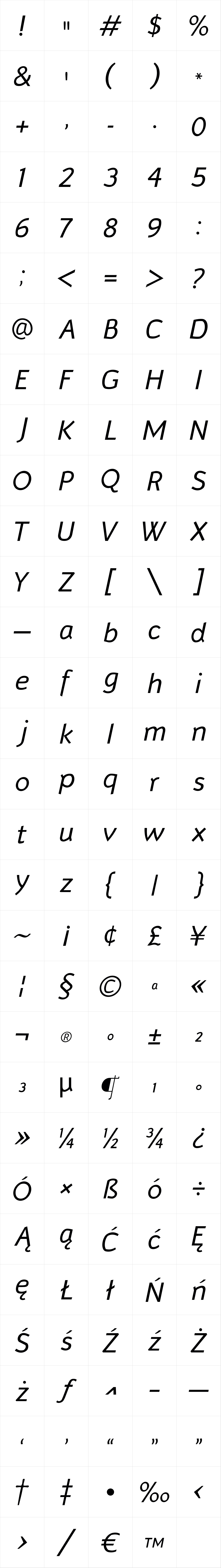 Murena Italic Murena Italic