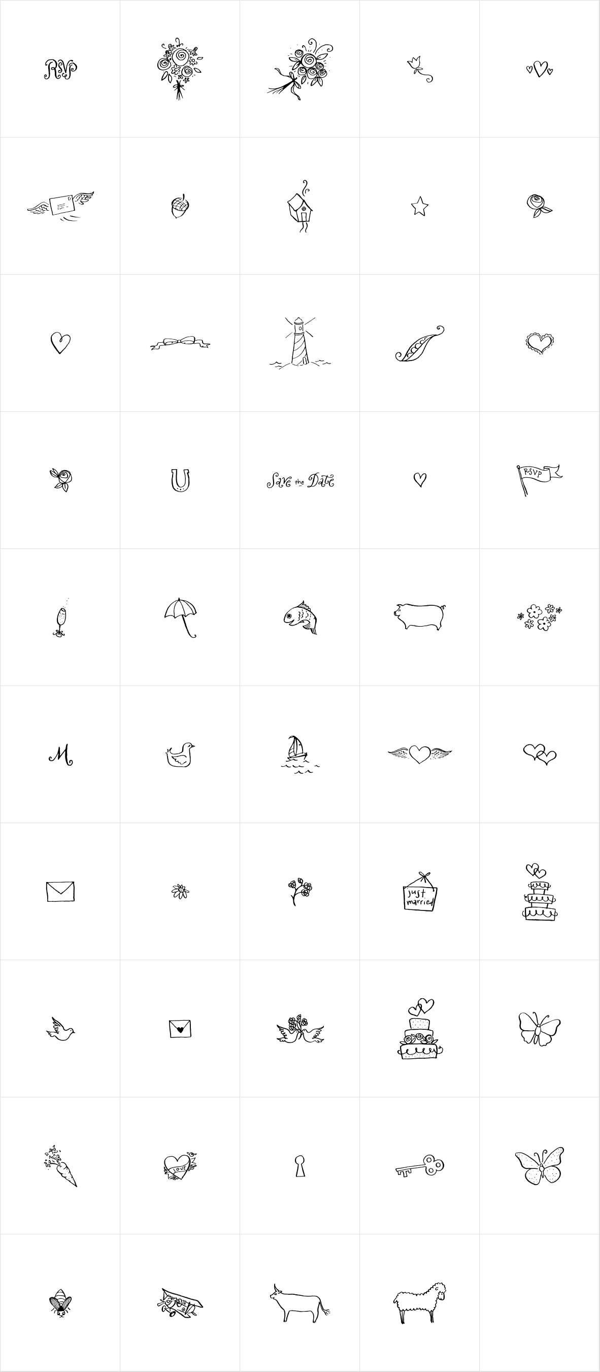 Carrotflower Invitation Icons Carrotflower Invitation Icons