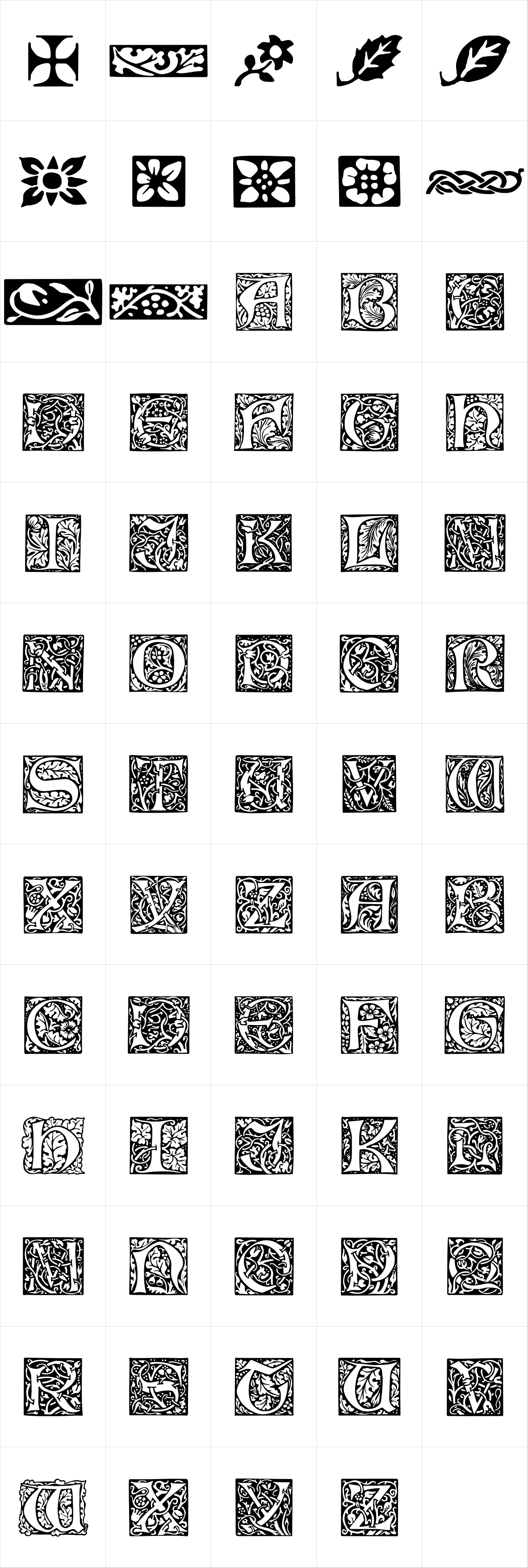 P22 Morris Ornaments P22 Morris Ornaments
