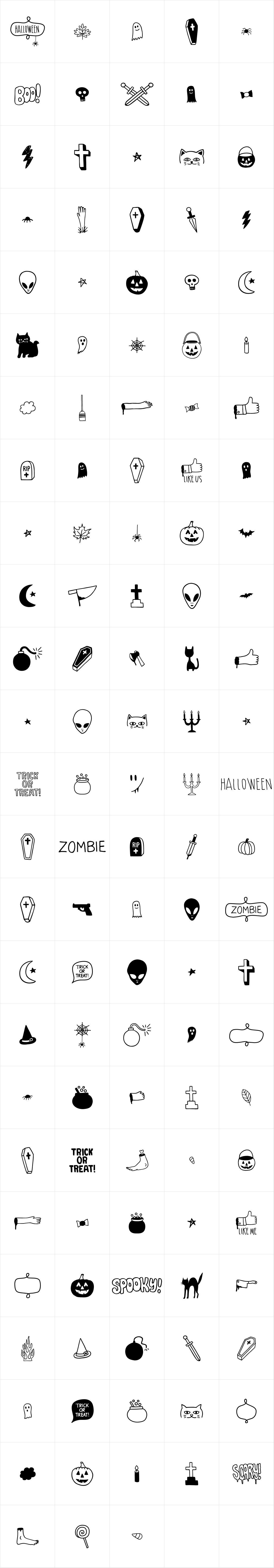 Mimbie Spooky Ornaments Mimbie Spooky Ornaments