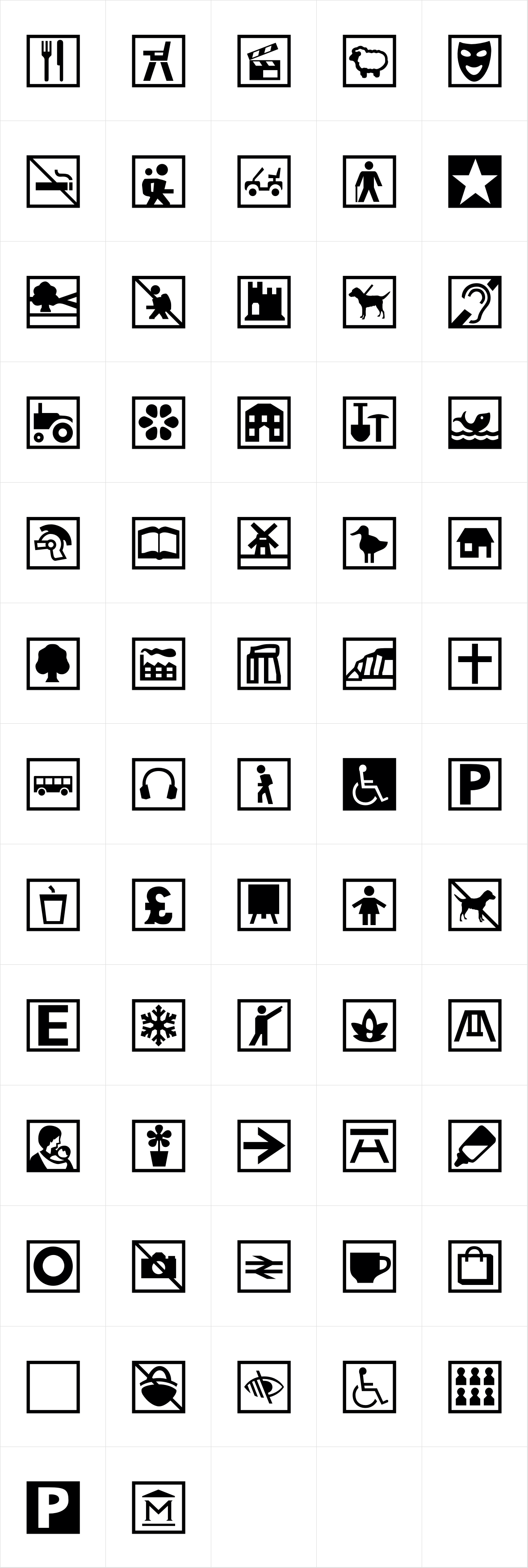 Leisure TourismIcons DT 1 Leisure TourismIcons DT 1