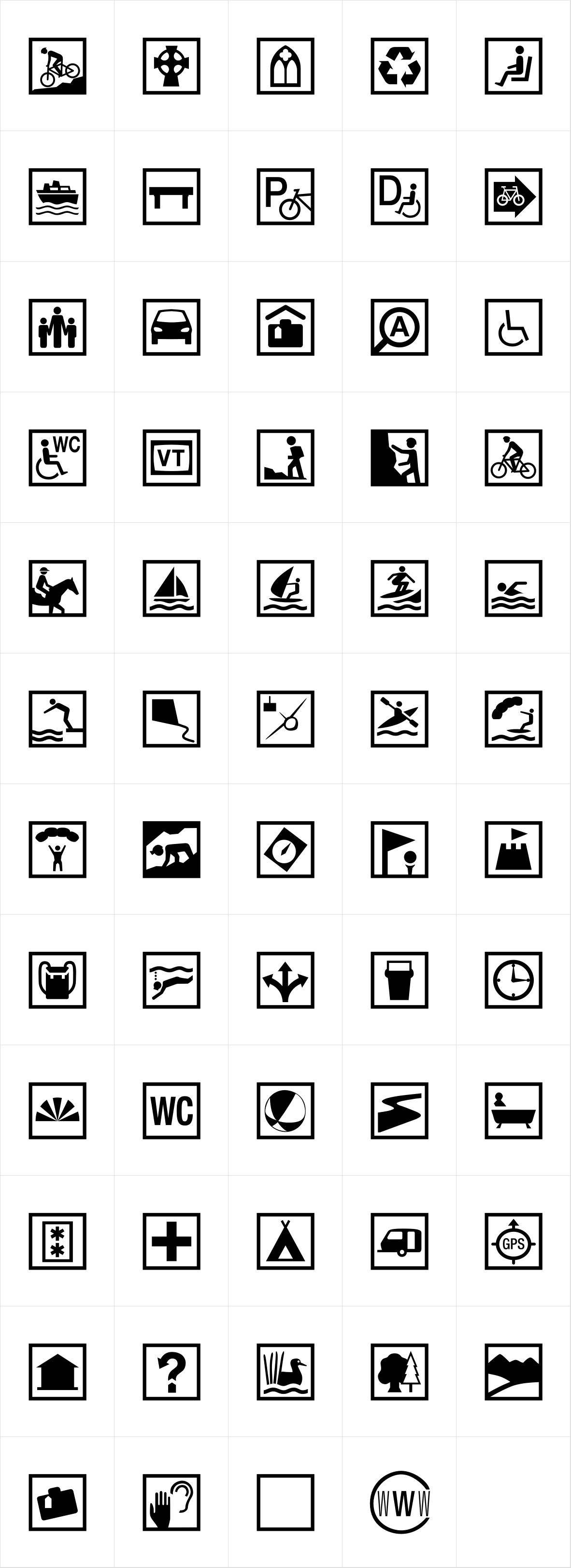 Leisure TourismIcons DT 3 Leisure TourismIcons DT 3