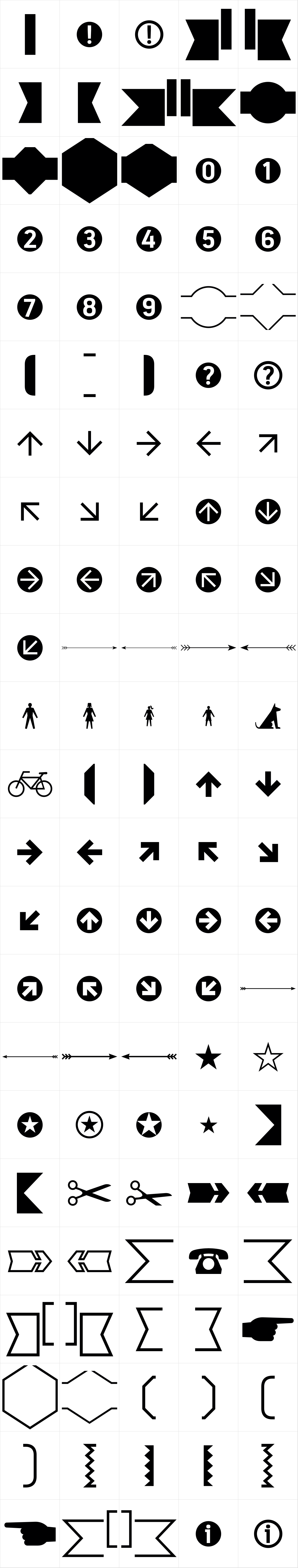 Estandar dingbats Estandar dingbats