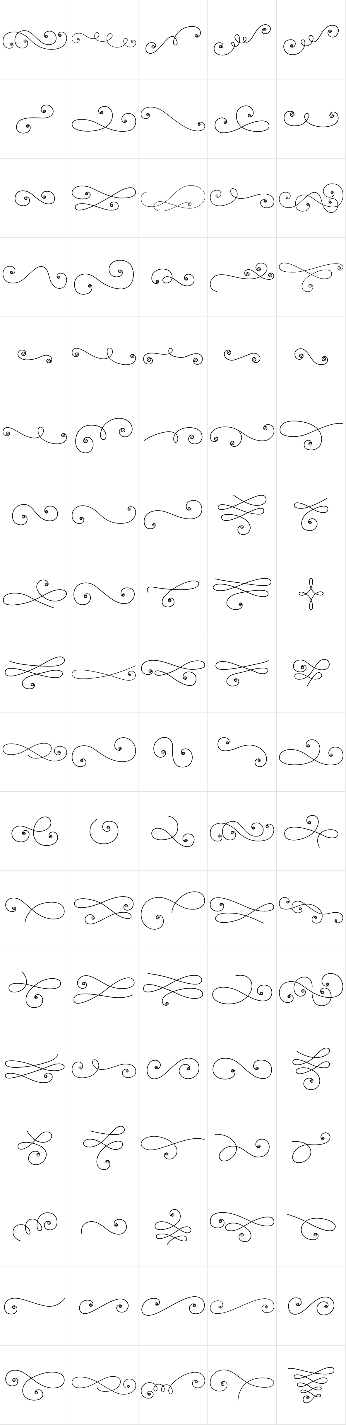 La Chic Flourishes Shaded La Chic Flourishes Shaded