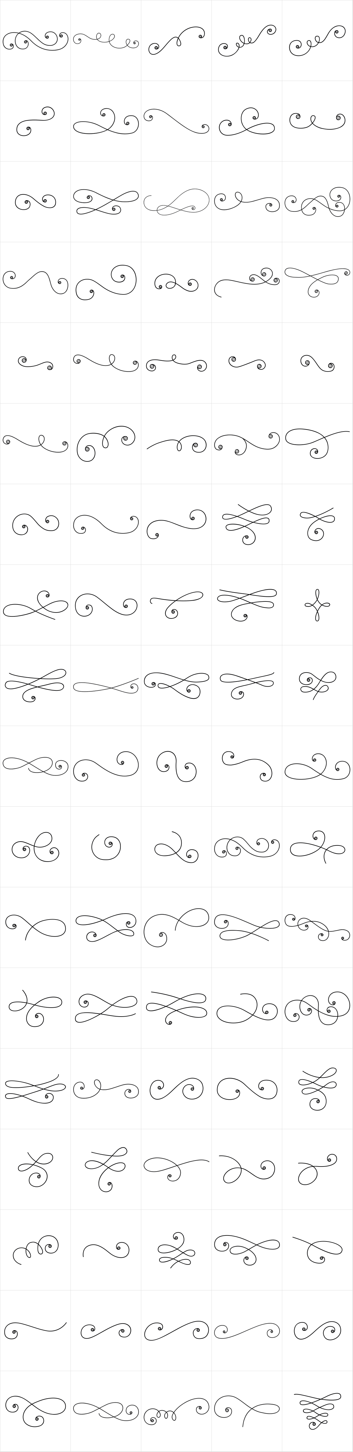 La Chic Flourishes Shaded La Chic Flourishes Shaded