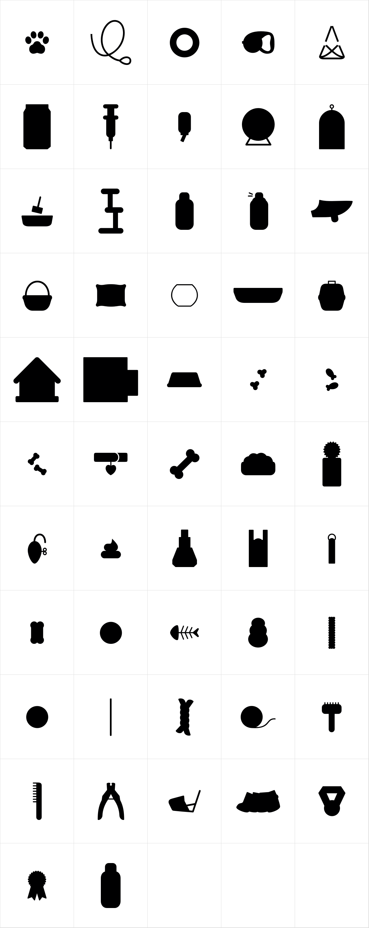 Oh Icons Pets Black Oh Icons Pets Black