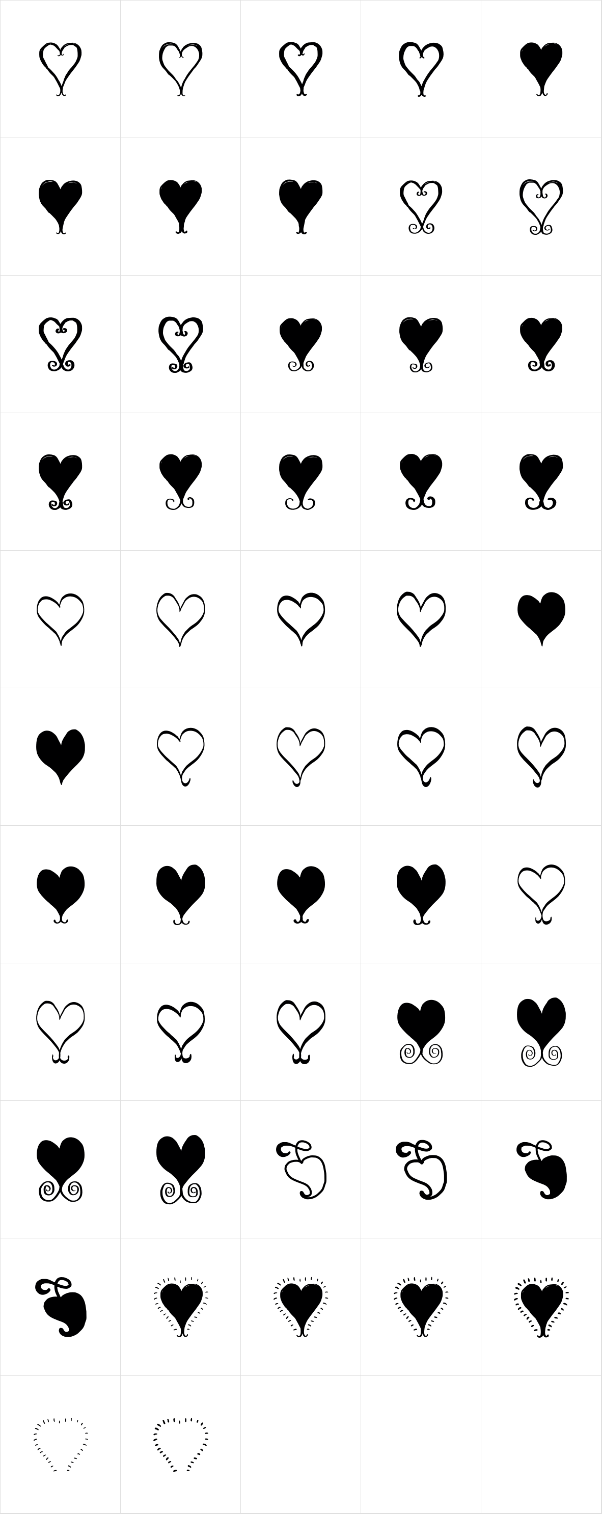 Pinto NO 05 Symbols Pinto NO 05 Symbols