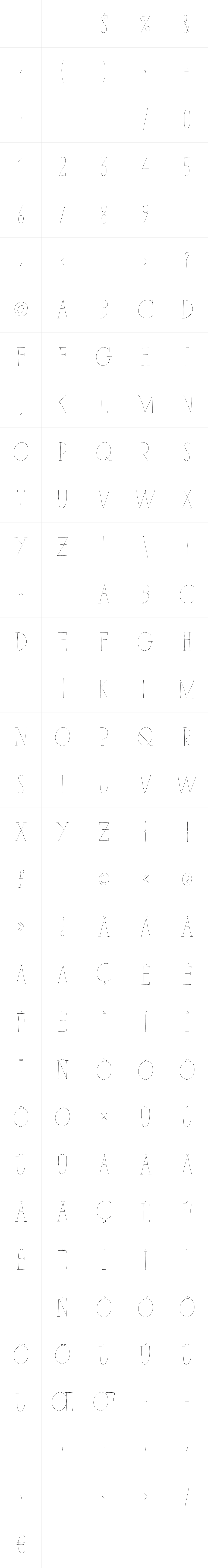 Paris Serif Light Paris Serif Light