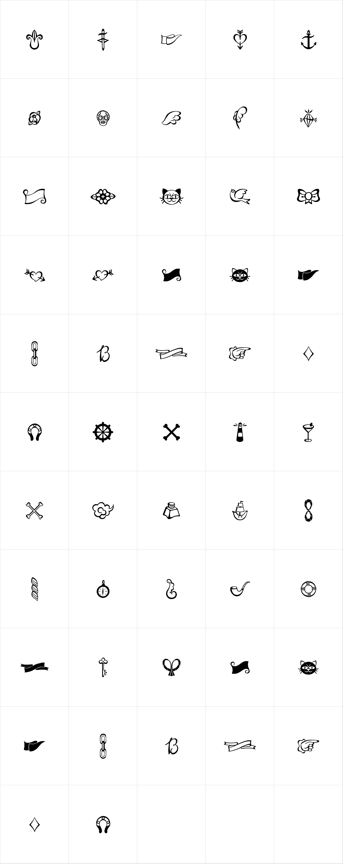 Tita Script Icons Tita Script Icons