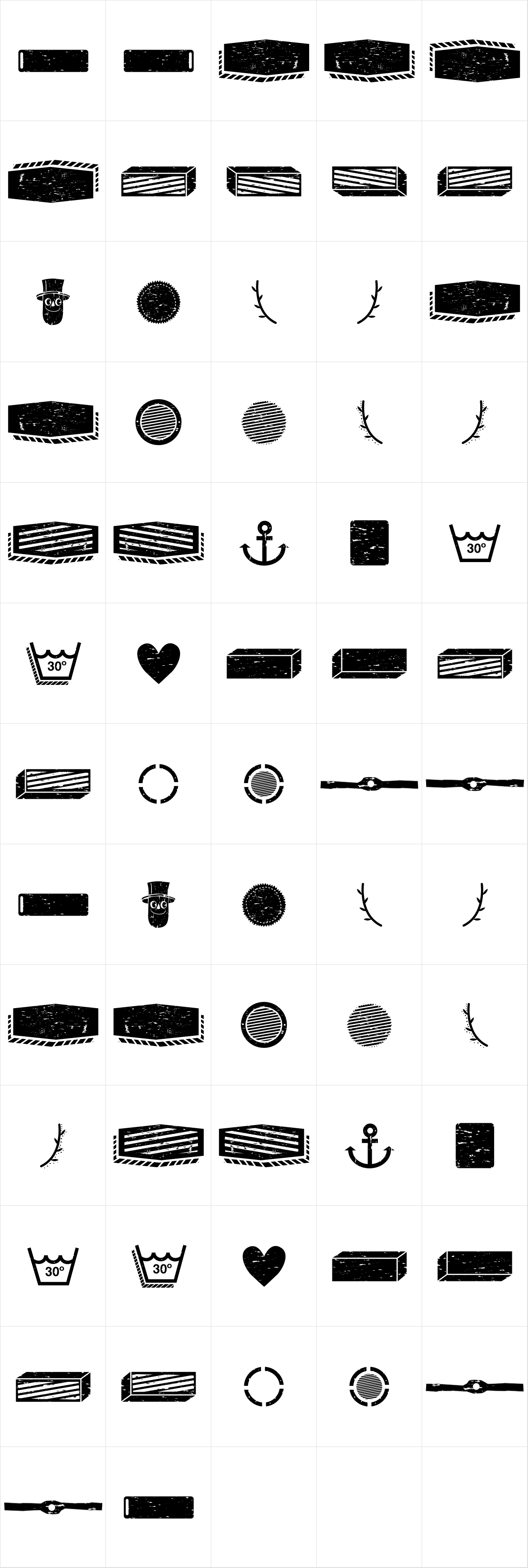 RUBA STYLE DINGBAT OLD 04 RUBA STYLE DINGBAT OLD 04