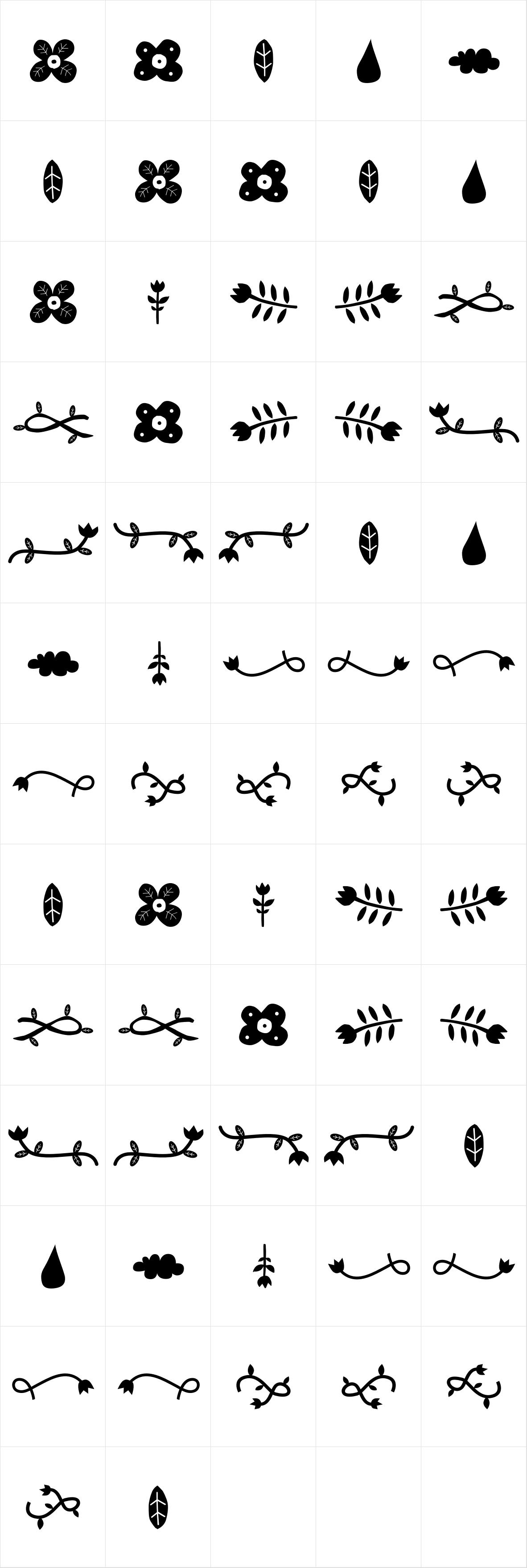 Forest Puyehue Dingbat Forest Puyehue Dingbat
