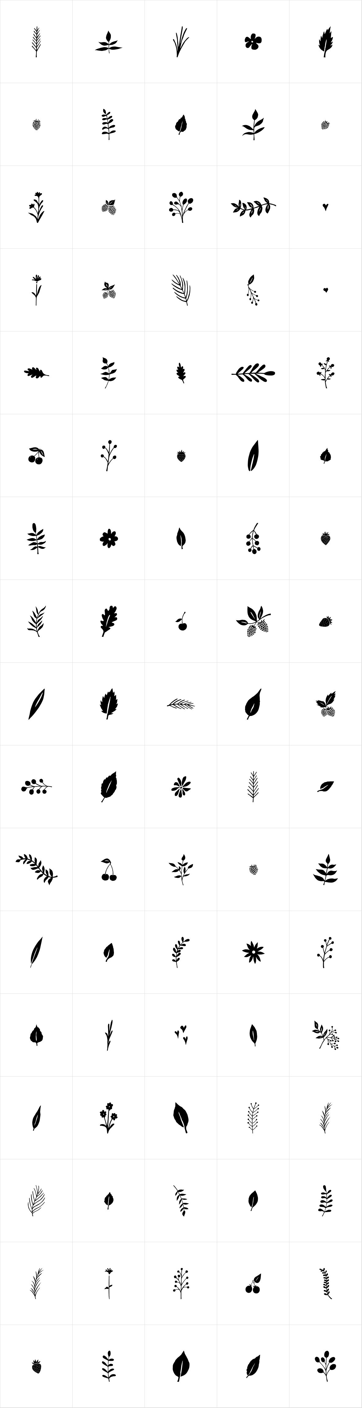 Mulberry Script Ornaments Mulberry Script Ornaments