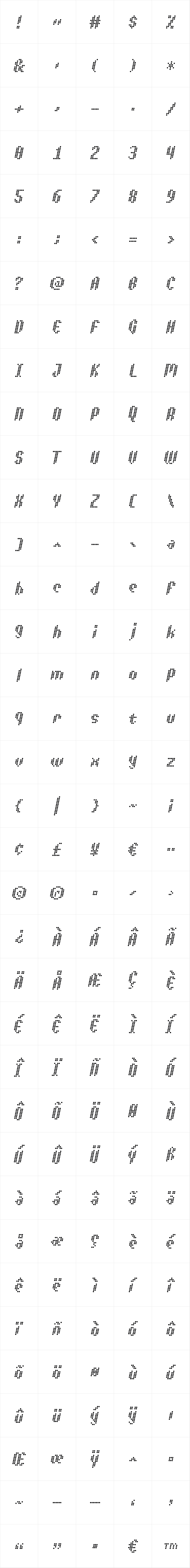 Asterix Italic Asterix Italic