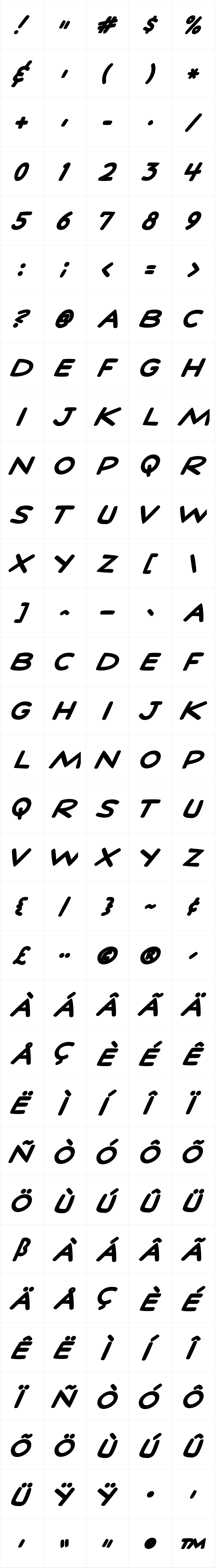 ComicTalk Bold Italic ComicTalk Bold Italic