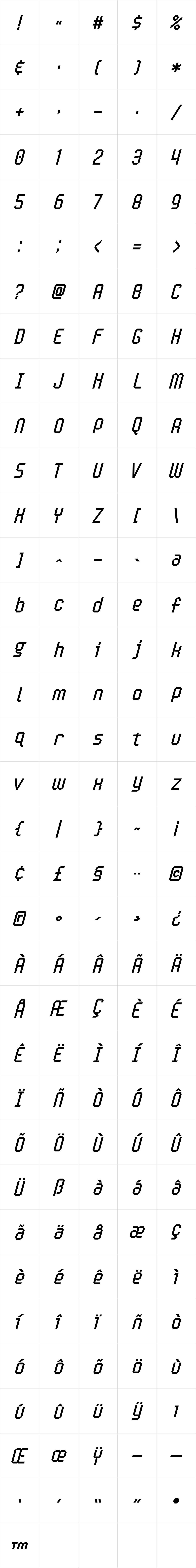 Handheld Italic Handheld Italic