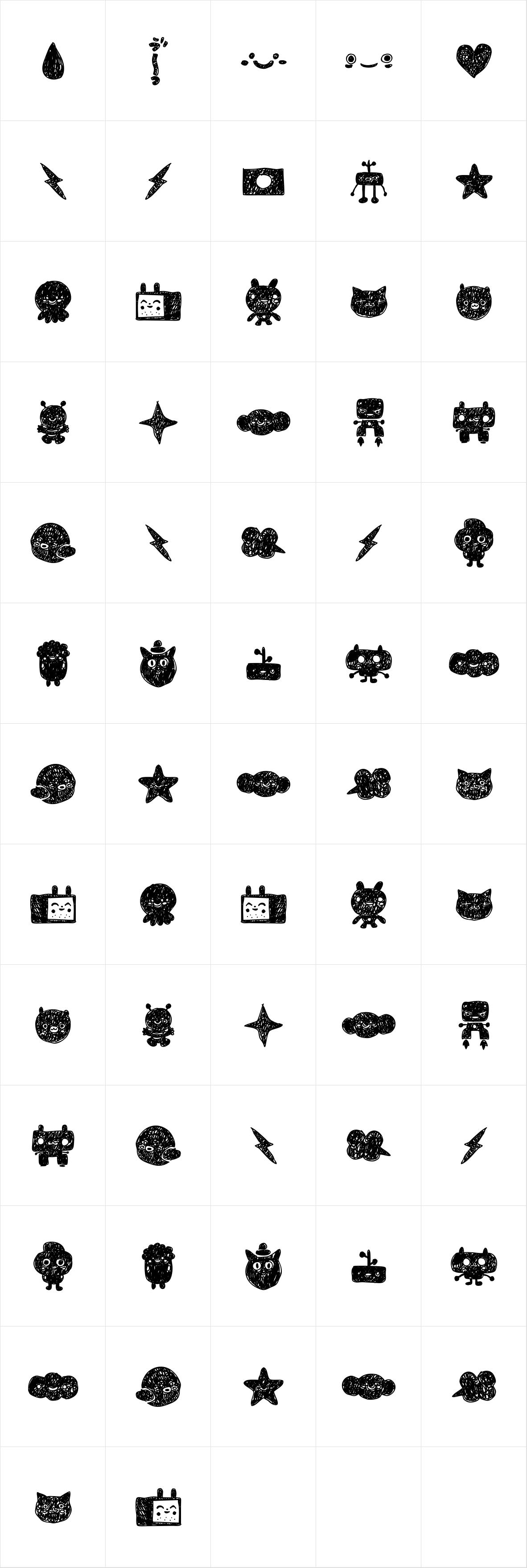 La Mona Pro Dingbat Kawaii Hand La Mona Pro Dingbat Kawaii Hand
