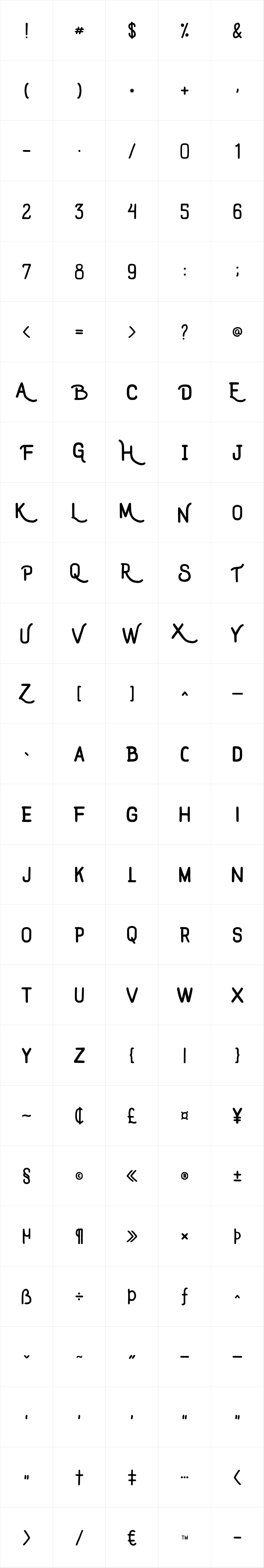 Weinston Sans Typeface Weinston Sans Typeface