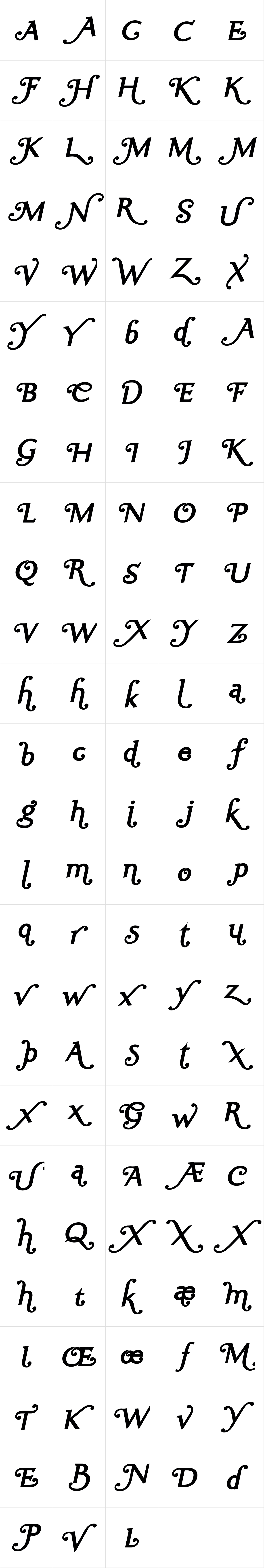 Ela Swashes Bold Italic Ela Swashes Bold Italic