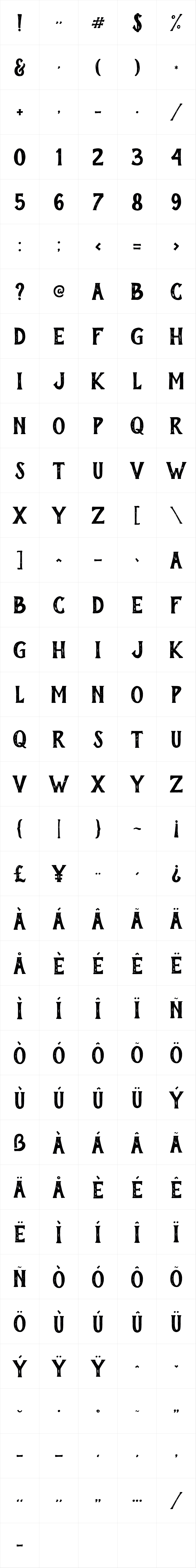 Mightype Bold Serif Mightype Bold Serif
