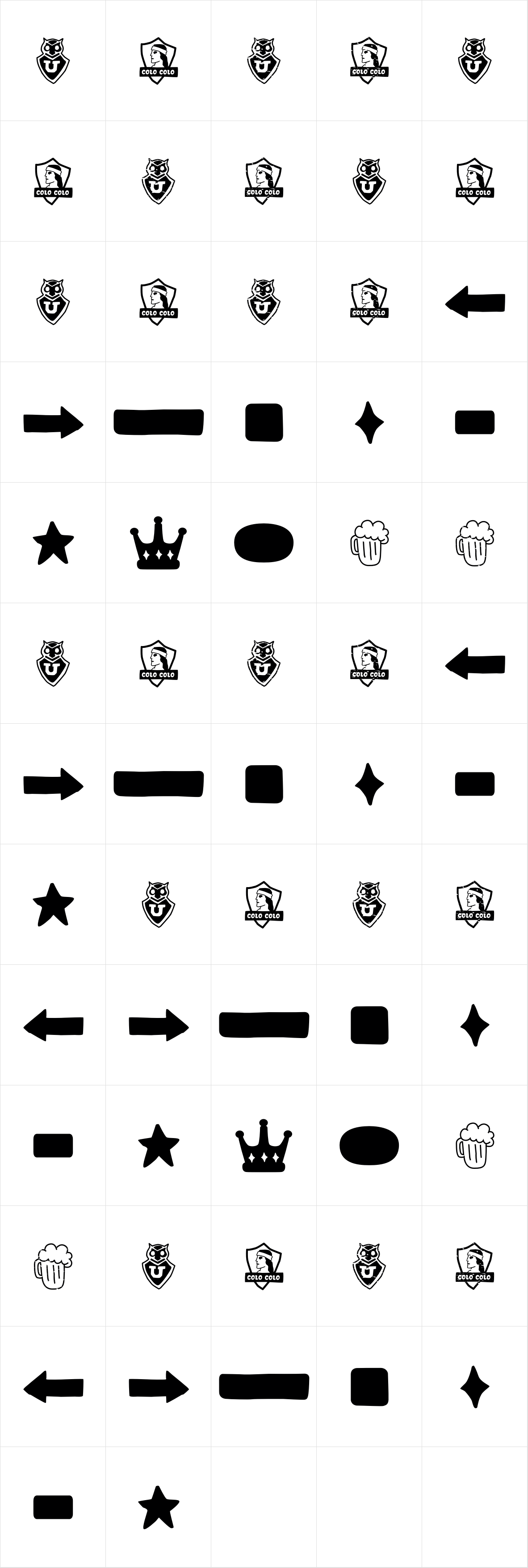 La Pica Dingbats La Pica Dingbats