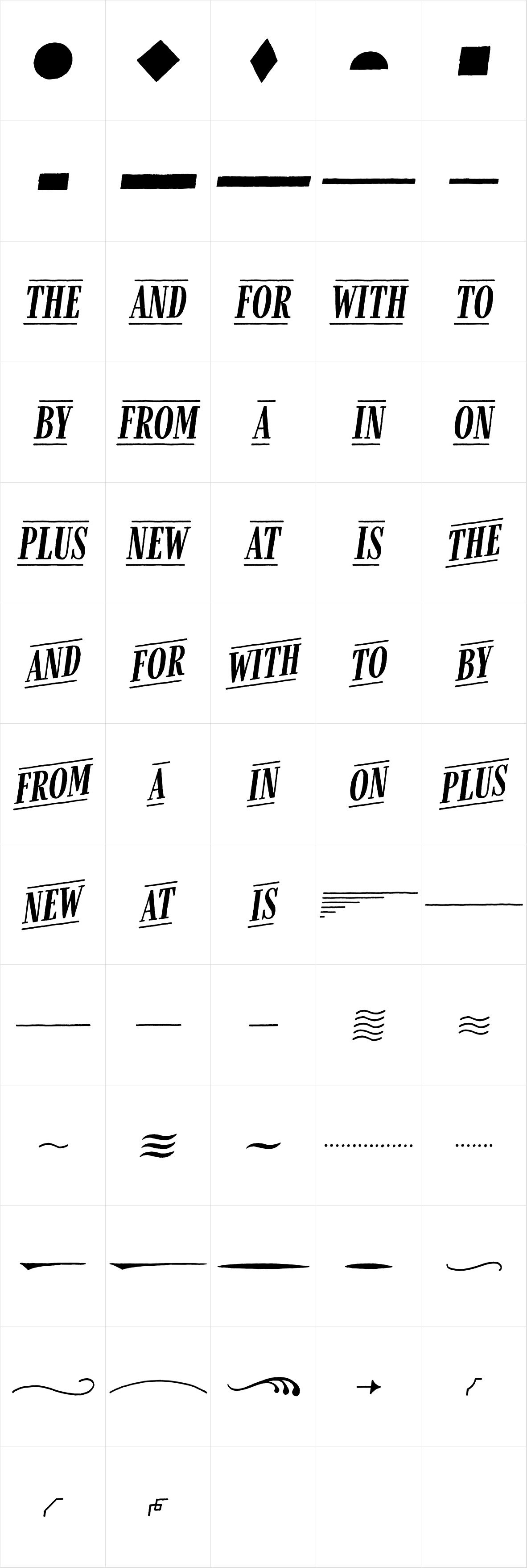 Farmhand Extras Italic Farmhand Extras Italic