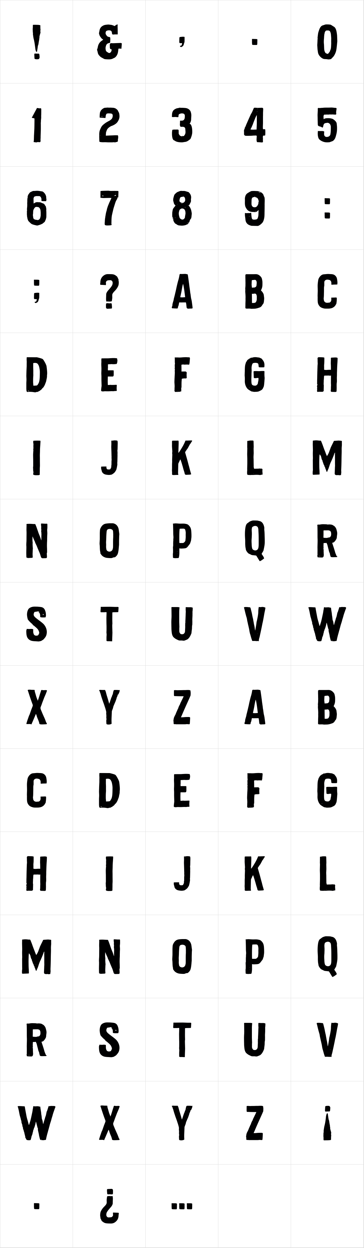 Crude Sans Serif Crude Sans Serif