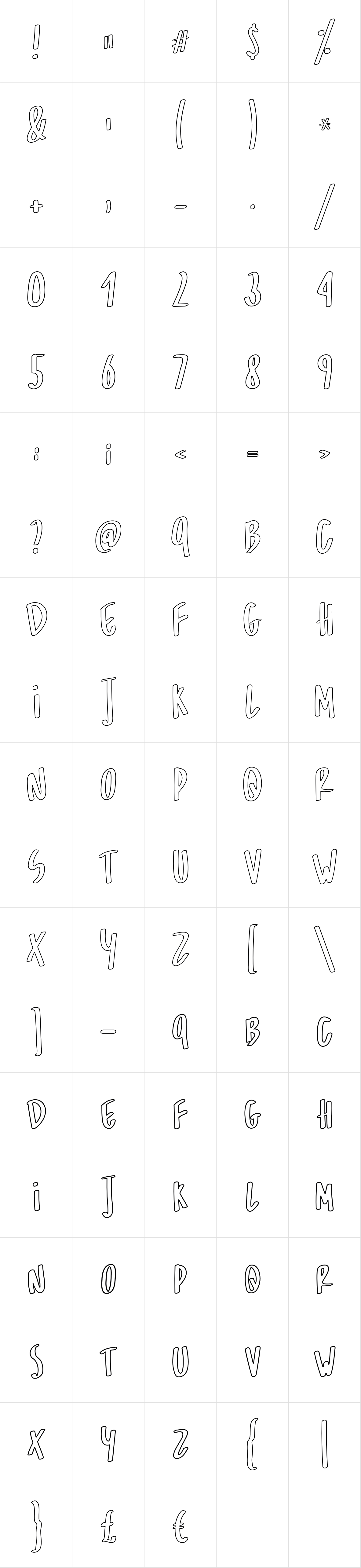 Shiraz Bold Outline Shiraz Bold Outline