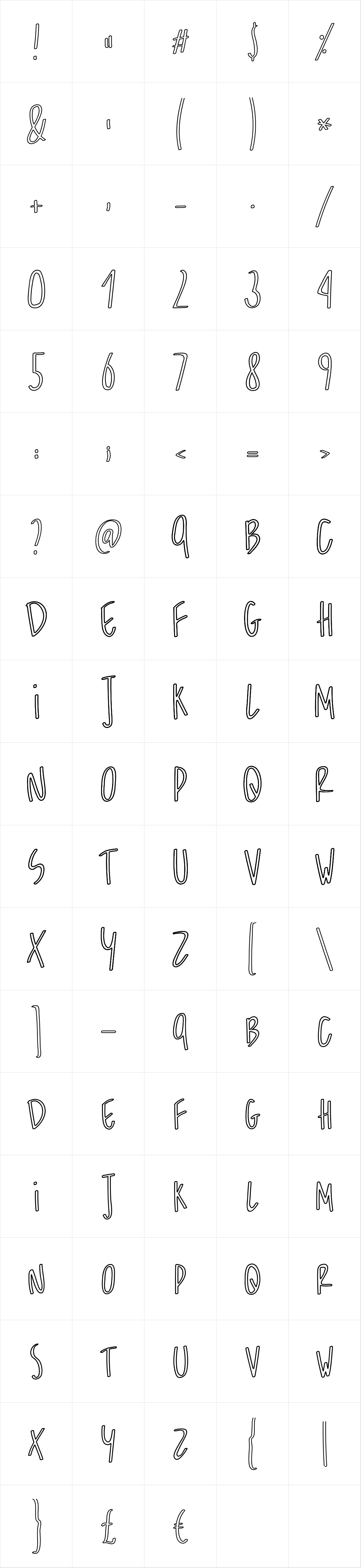 Shiraz Regular Outline Shiraz Regular Outline