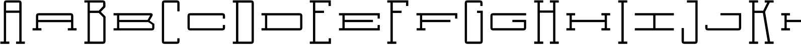 Two Letter Monogram Inline